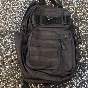 Tactical Black Backpack